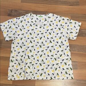Health pro dragonfly scrub top 2XL